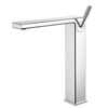 Schlaues Messing Matt Black einzelner Loch Chrom heißes kaltes Wasser Badezimmer Messing Waschbecken Mixer Wasserhahn