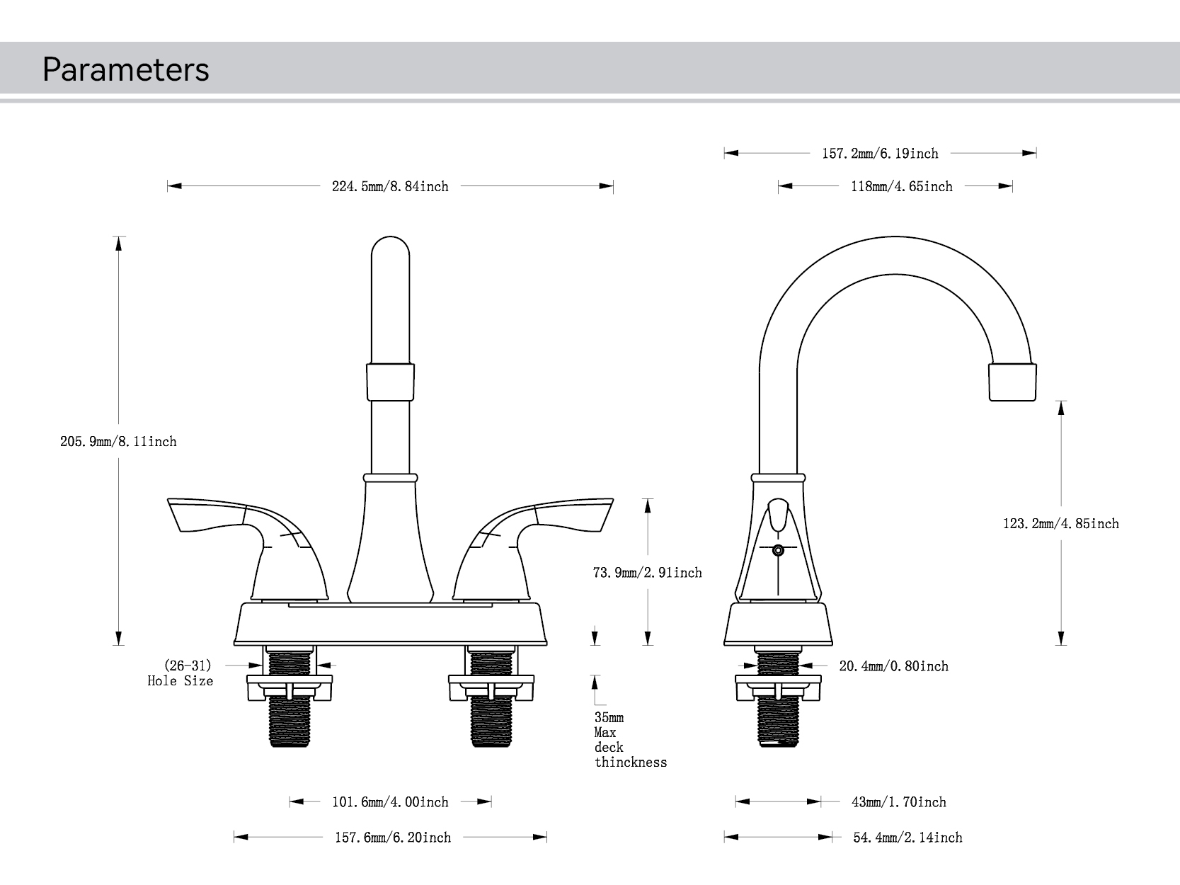 Wasserh&auml;hne Bad