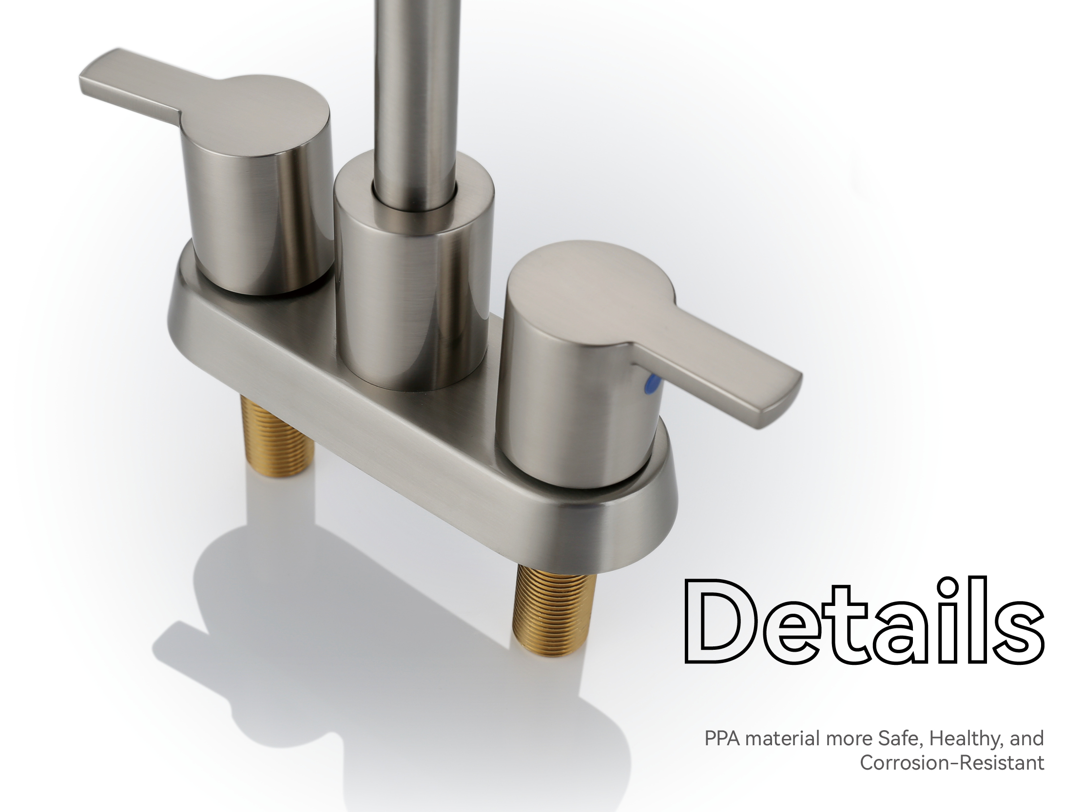 Waschbeckenhahn im Badezimmer