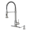 Schlaues Ausziehen von Küchenmischer Wasserhahn Sprühkopf Ersatz gebogen 304 Pull Down Kitchen -Wasserhahn gezogen
