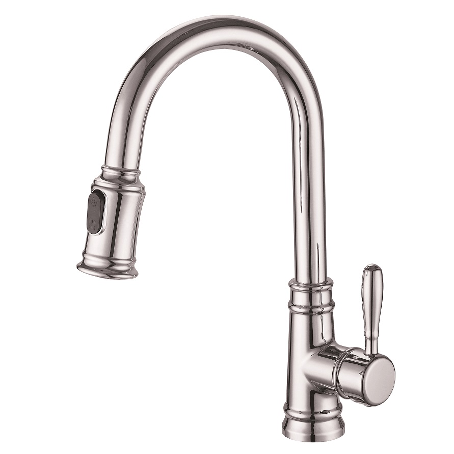 Sly Chrom Hochqualität Modernes Design Pull Down Sprayer Küchenmischer Tap Wasserhahn Wasserhahn