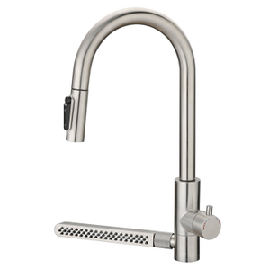 Schlaues neues Einzelloch 3-Spray Pull Down Kitchen Flying Niederschlag Wasserhähne mit Toggle Spray Diverter