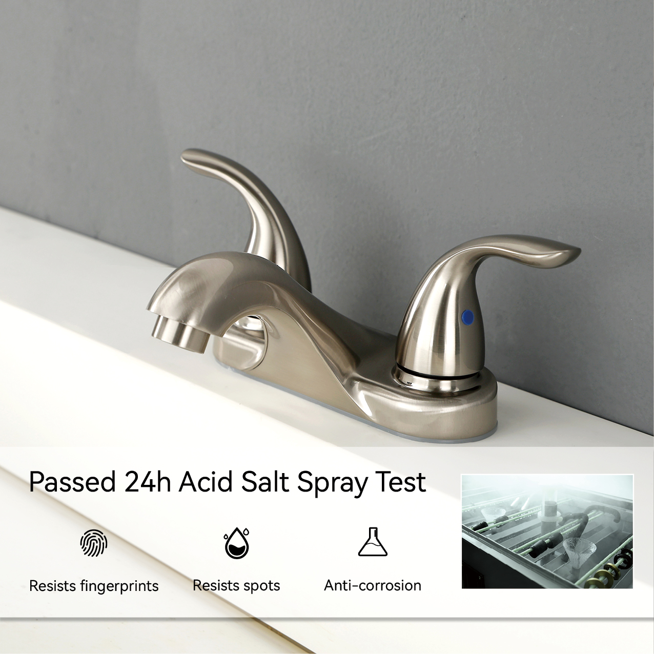 Sly gebürstet Nickel Neues Design Luxus Badezimmer Taps Mixer Waschbecken Wasserhahn