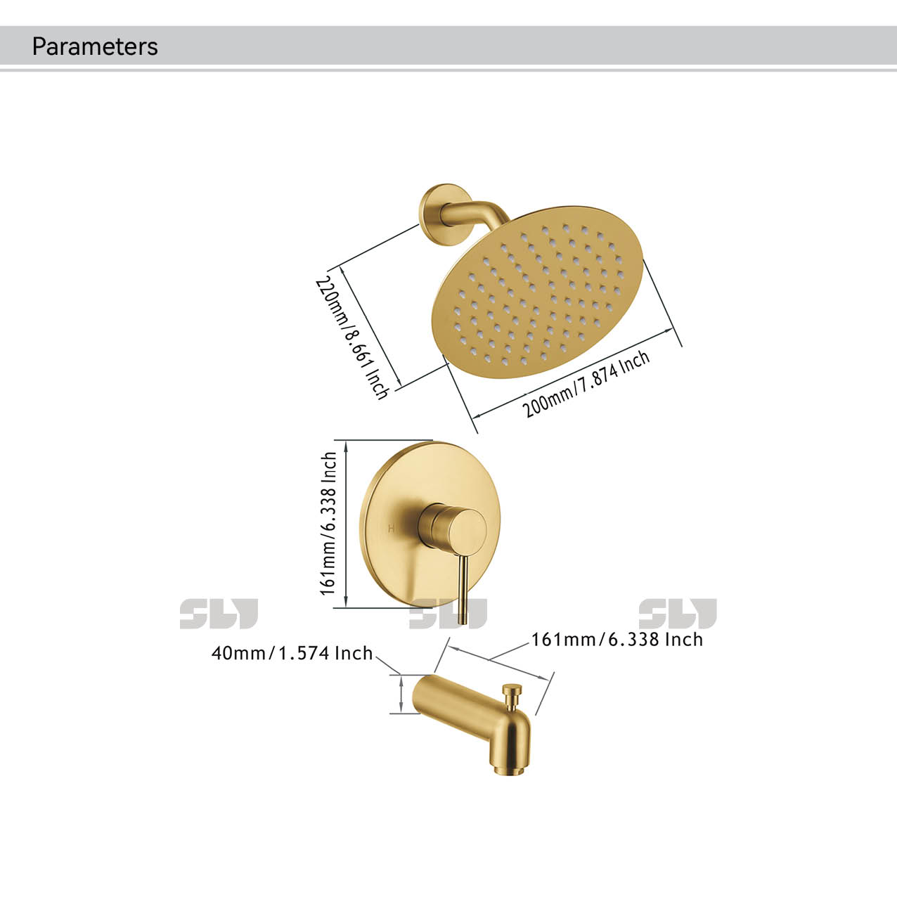 Unterputz-Duscharmaturen