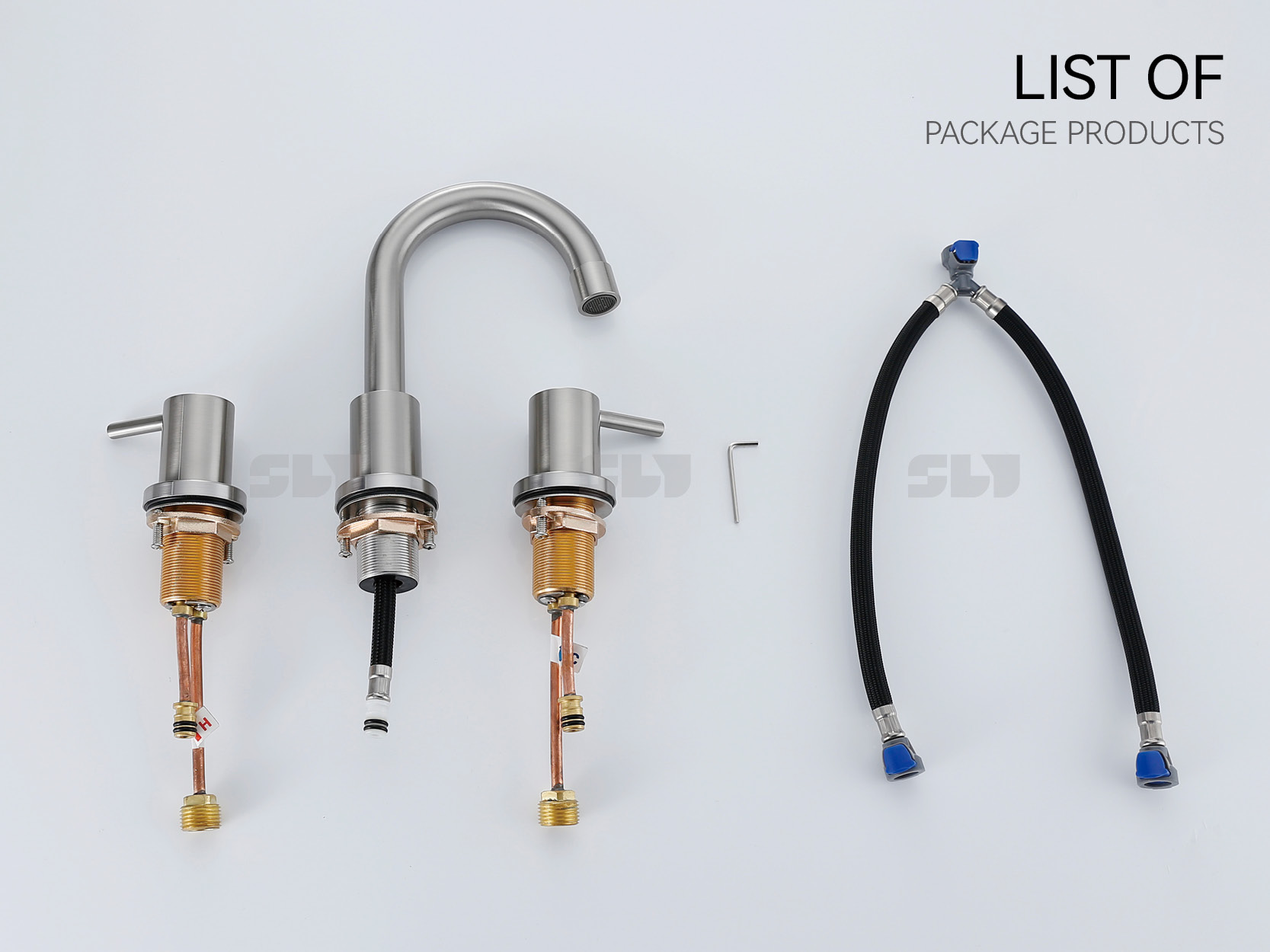 Waschtischarmatur aus Edelstahl