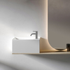 Schlaues Retro upc Gold Single Loch unbemalte Messing Badezimmer Wasserhahn