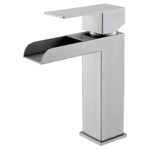 Sly Edelstahl Eingriff und ein Loch Waschbecken Mixer Haken Becken Wasserhahn moderner Zeitgenosse 