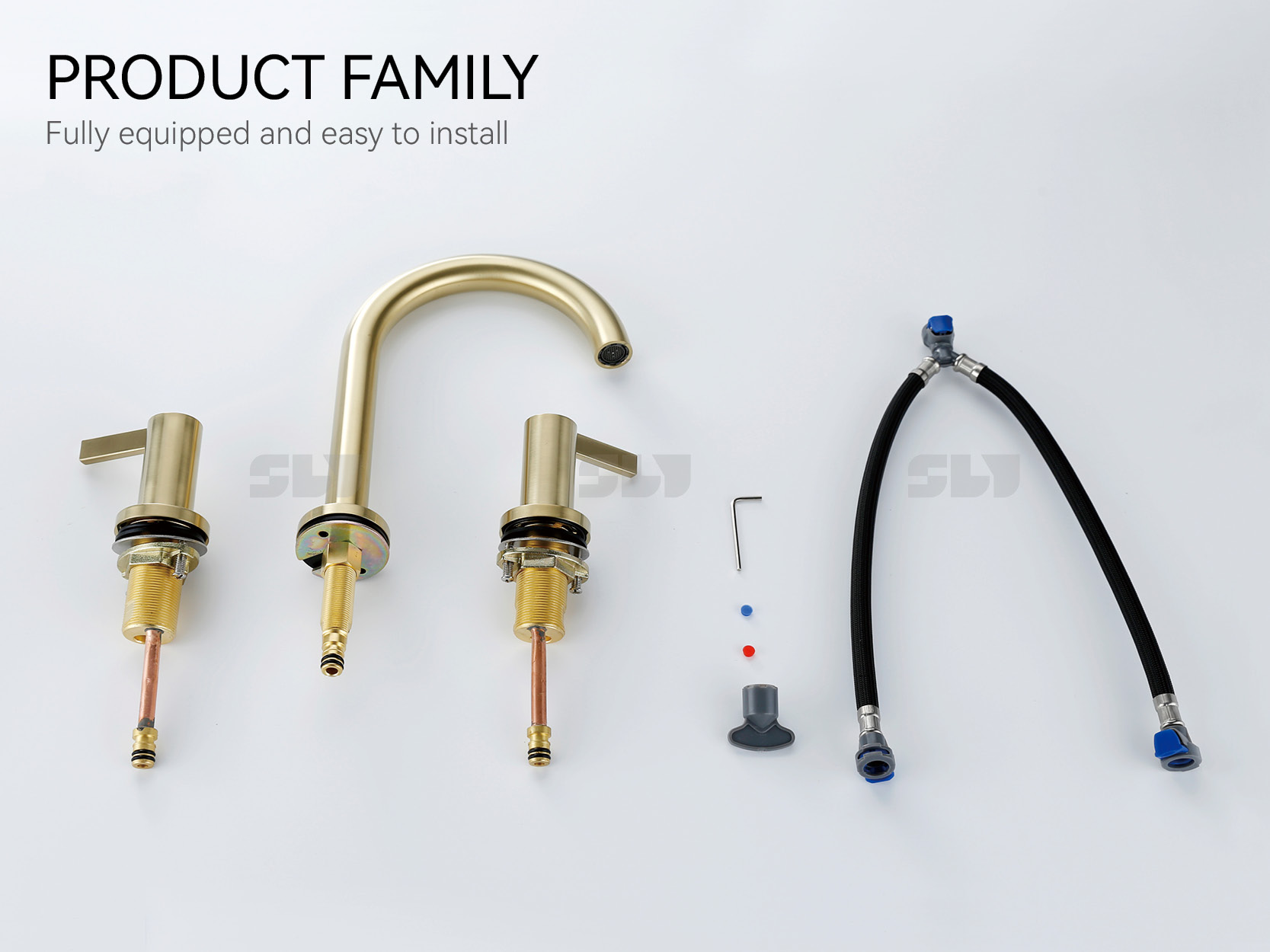 Badezimmerarmatur mit 2 Griffen