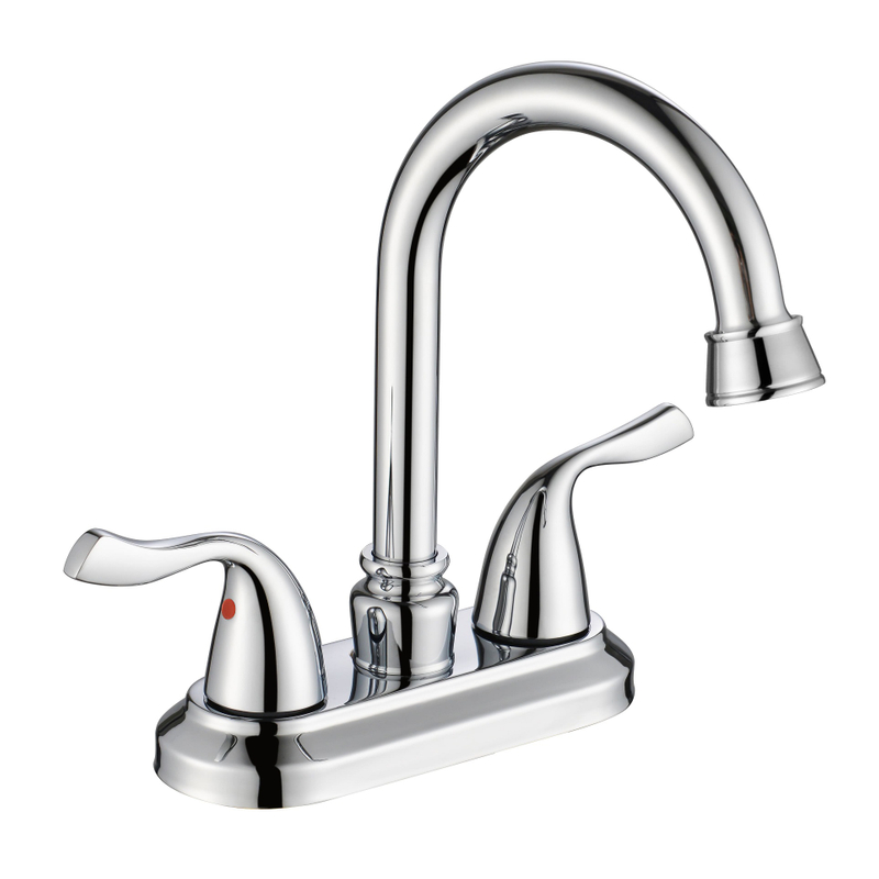Sly Zink Chrom Neues Design Dual Control Badezimmer Becken Wasserhahn kaltes heißes Wasser