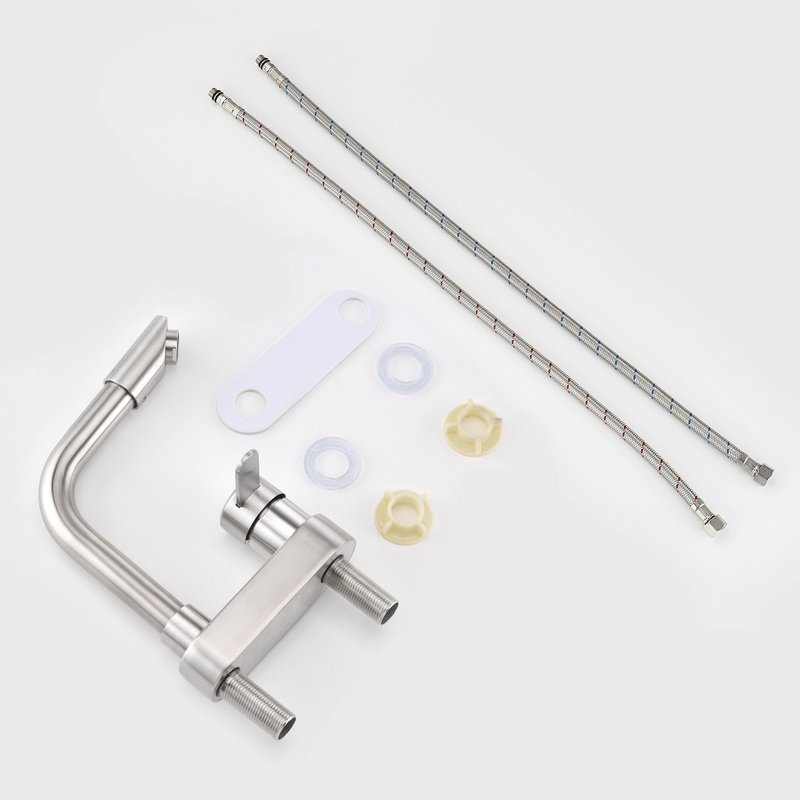 Sly gebürstete Nickel moderne Einsloch -Waschbecken Wasserhahn Badezimmer Waschbecken Wasserbecken Wasserhähne