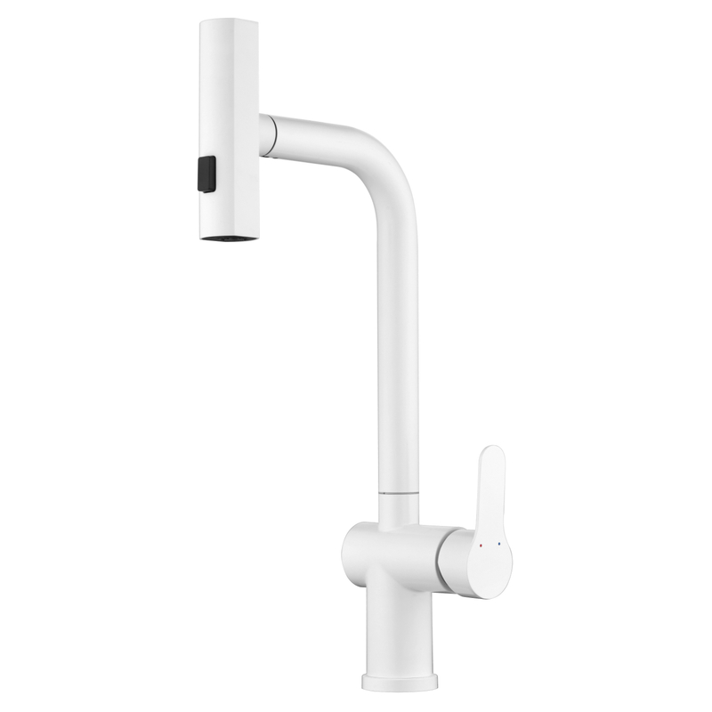 Sly gebürstete Nickelwasserhahn Moderne Küchenhähnen ziehen Sprühküchenmischer Waschbecken Wasserhähne heraus.