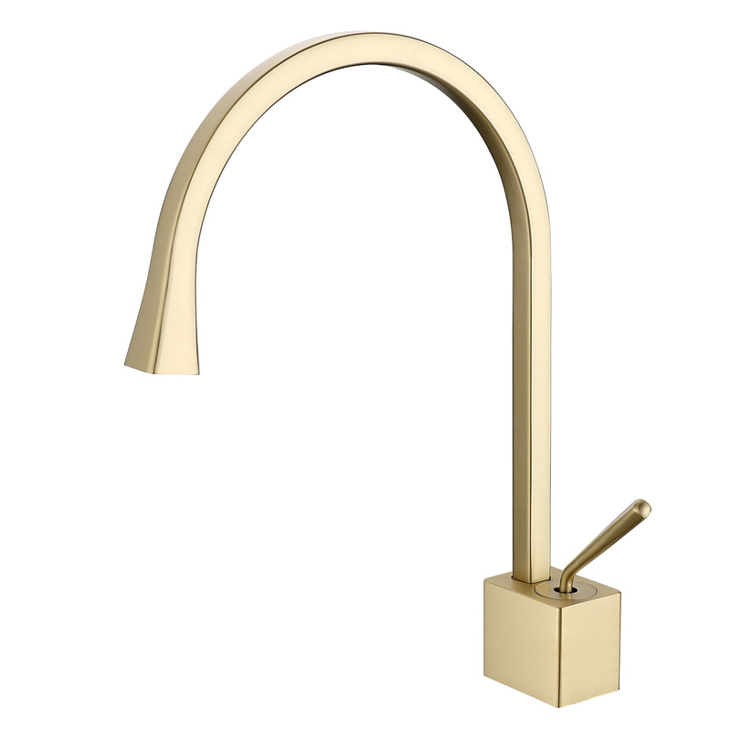 Sly Messing gebürstet Zirkonium Gold Eingriff Becken Chrom Fertiger billiges Zinkbecken Wasserhahn Badezimmer