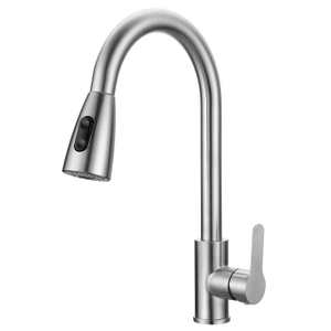 Sly gebürstete Nickelküchen -Tap -Mixer Down Küchenarmatur Down Kitchen Wasserhahn 