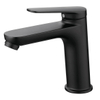 Sly Chrom Square Design Single Cold Tap Black Becken Wasserhahn Badezimmer Tap Zinklegungsspüle