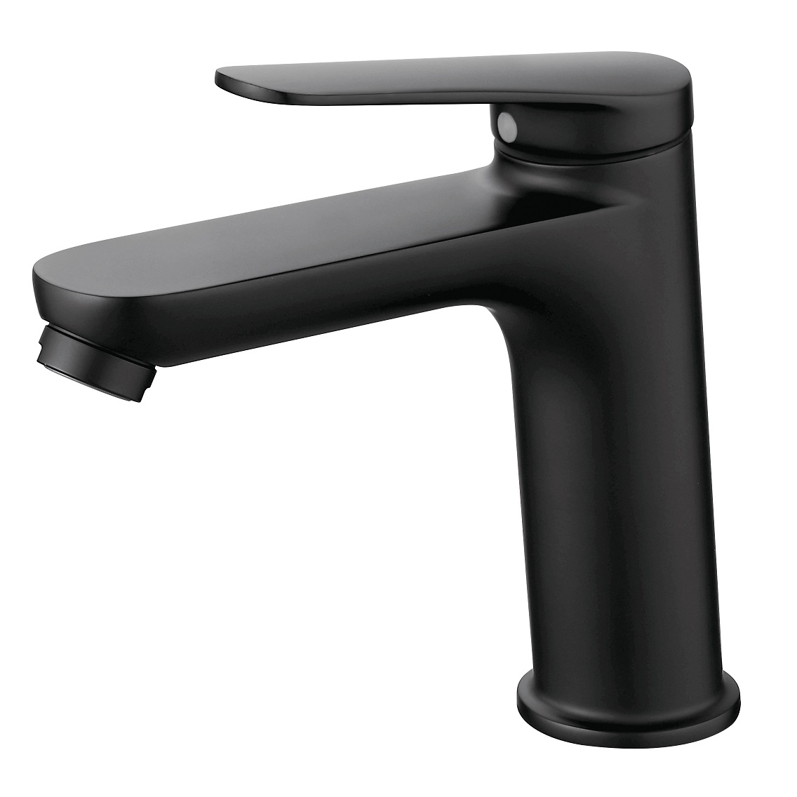 Sly Chrom Square Design Single Cold Tap Black Becken Wasserhahn Badezimmer Tap Zinklegungsspüle