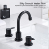 Schlauer Cupc Doppelgriff Wasserhahn Badarmatur 8 Zoll Badezimmer Wasserhähne 