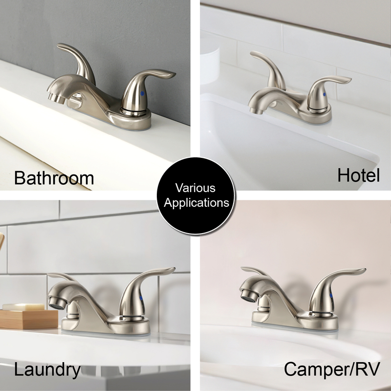 Sly gebürstet Nickel Neues Design Luxus Badezimmer Taps Mixer Waschbecken Wasserhahn