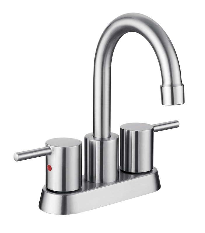 Sly Sanitary Ware gebürstete Waffe Metallgrau Cupc Bad Waschbecken Wasserhahn Wasserhahn