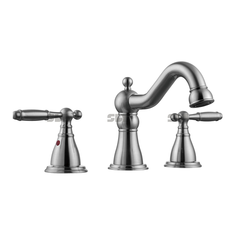 SLY Luxus-Messing-Waschtischarmatur Deck montiert Zwei-Funktions-Mischbatterie Waschbecken Waschbecken Wasserhahn