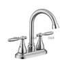 SLY High Arc Badezimmer Waschbecken Centerset Wasserhahn Deck montierter Wasserhahn Badezimmer Wasserhahn 