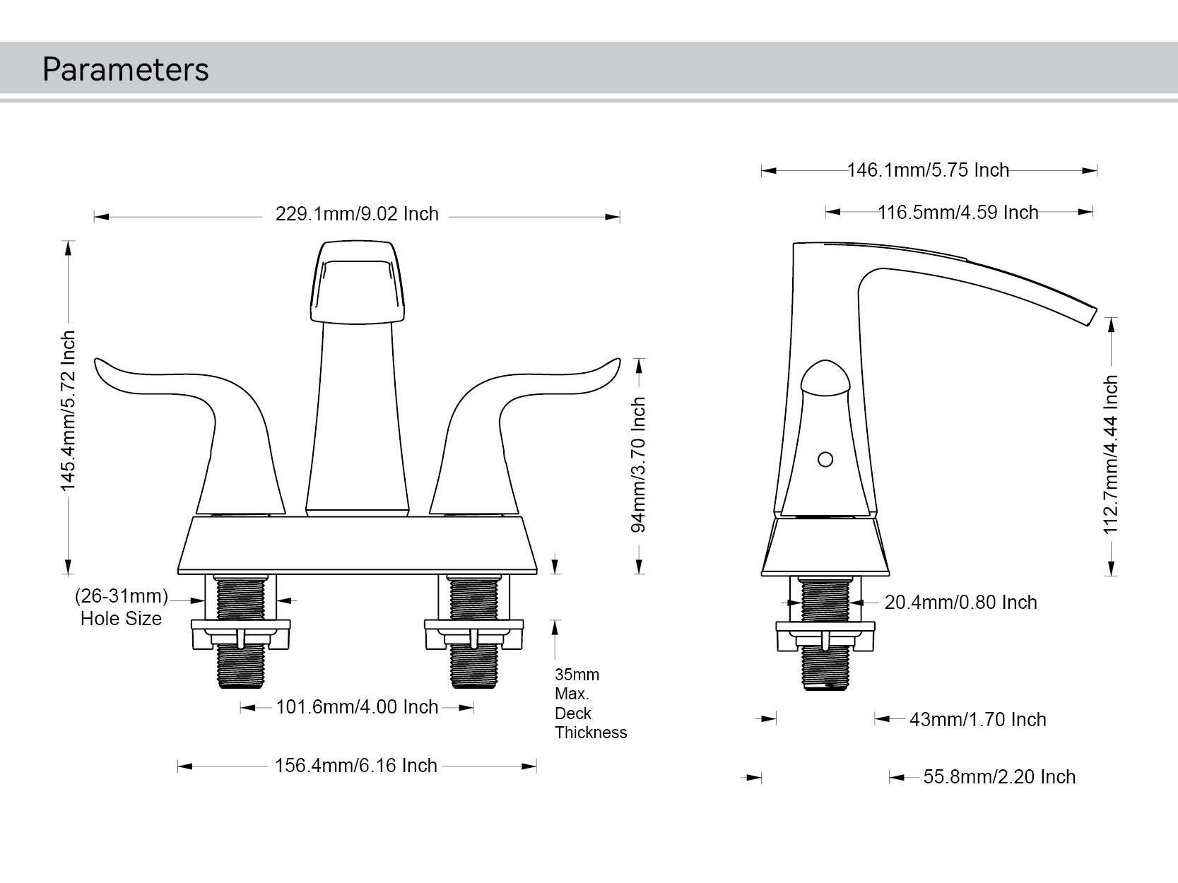 Delta Badezimmer Wasserh&auml;hne