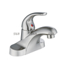 SLY Waschbecken Badezimmer heiß kalt Gesicht Becken Luxus Chrom Messing Wasserhahn 4 Zoll Badezimmer Wasserhahn