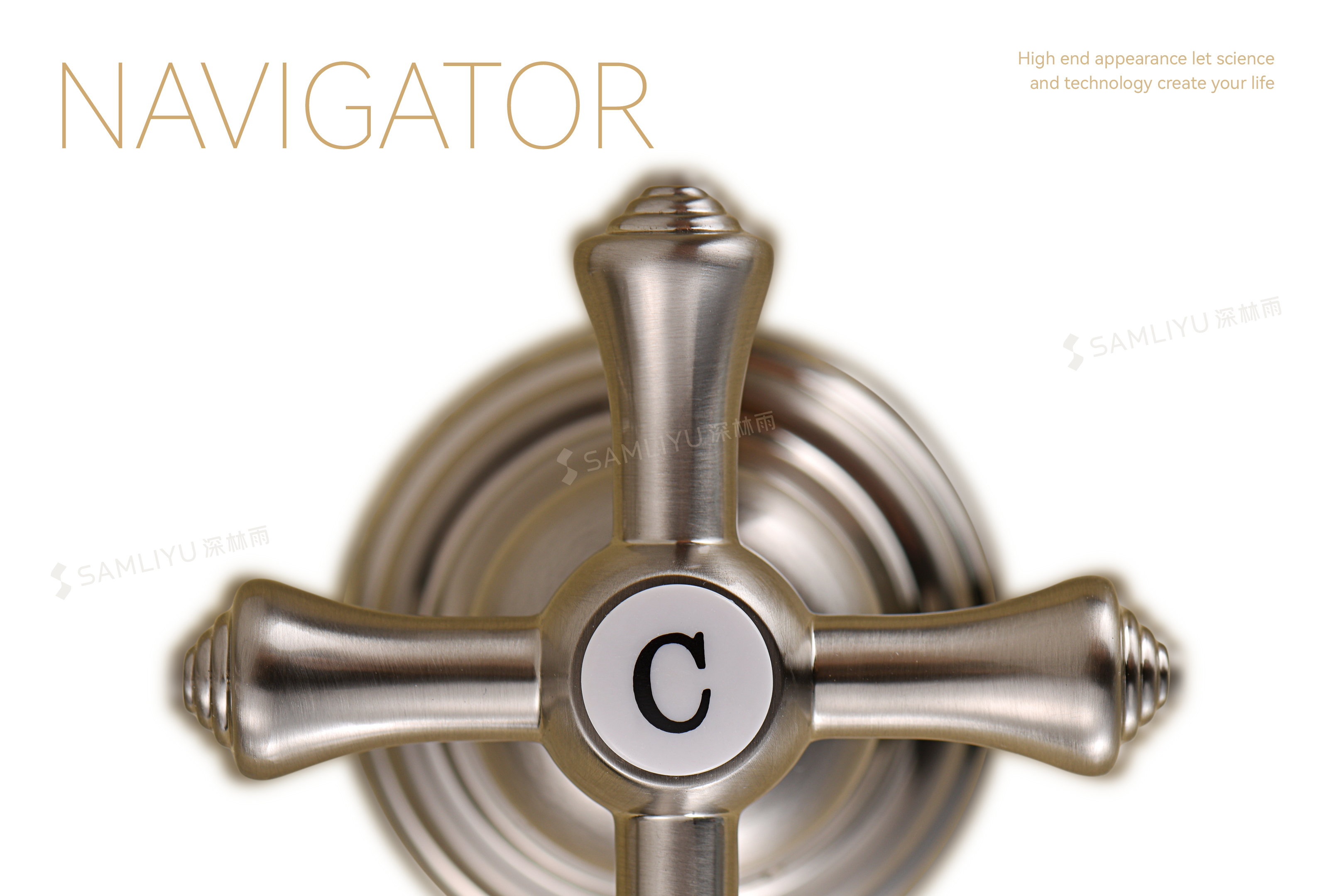 3-Loch-Badezimmerarmatur