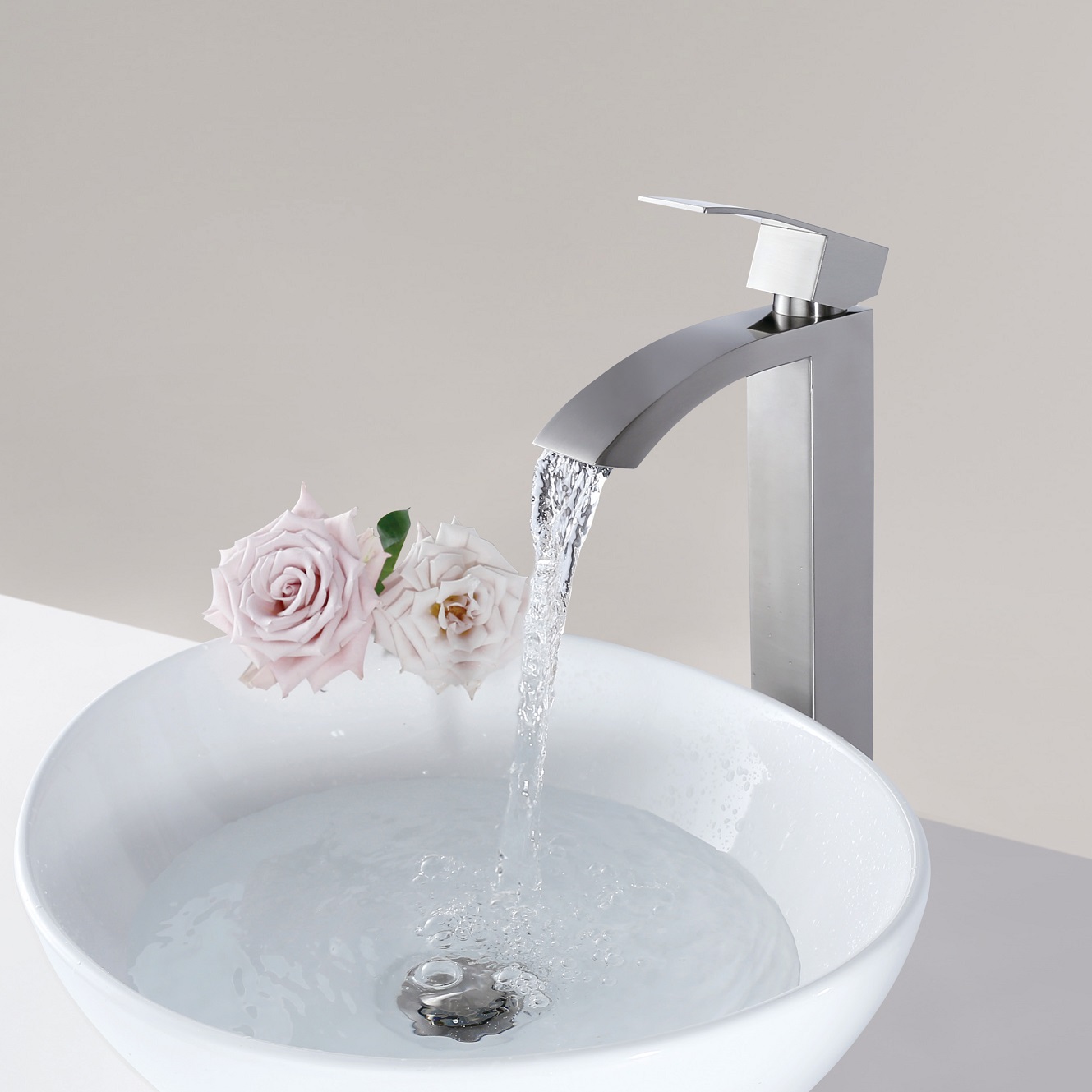 Sly Rosgold -Wasserhahn hochwertiger Waschbecken Waschbecken Wasserhahn Wasserhahn für Badezimmer