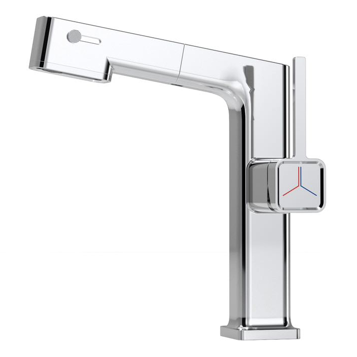 Sly Zink Messing gebürstete Waffe Metall Ein Griff Messing Badezimmer Wasserhahn kaltes Hot Mixer Badezimmer Tap Wasserhahn