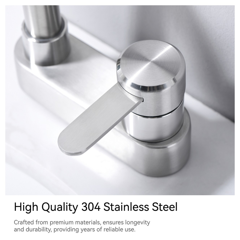 Sly gebürstete Nickel moderne Einsloch -Waschbecken Wasserhahn Badezimmer Waschbecken Wasserbecken Wasserhähne