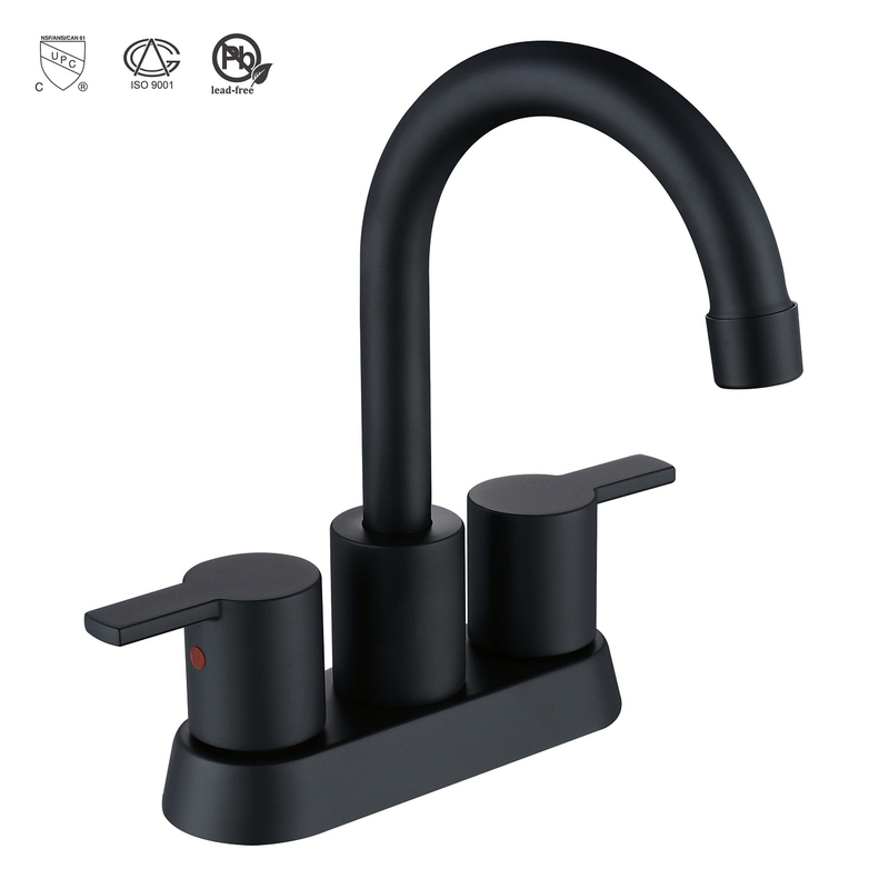 Sly Messing gebürstet Nickel Ein Loch Wasserfallmischer Waschbecken Ein -Tap -Badezimmer -Taps -Becken Wasserhahn