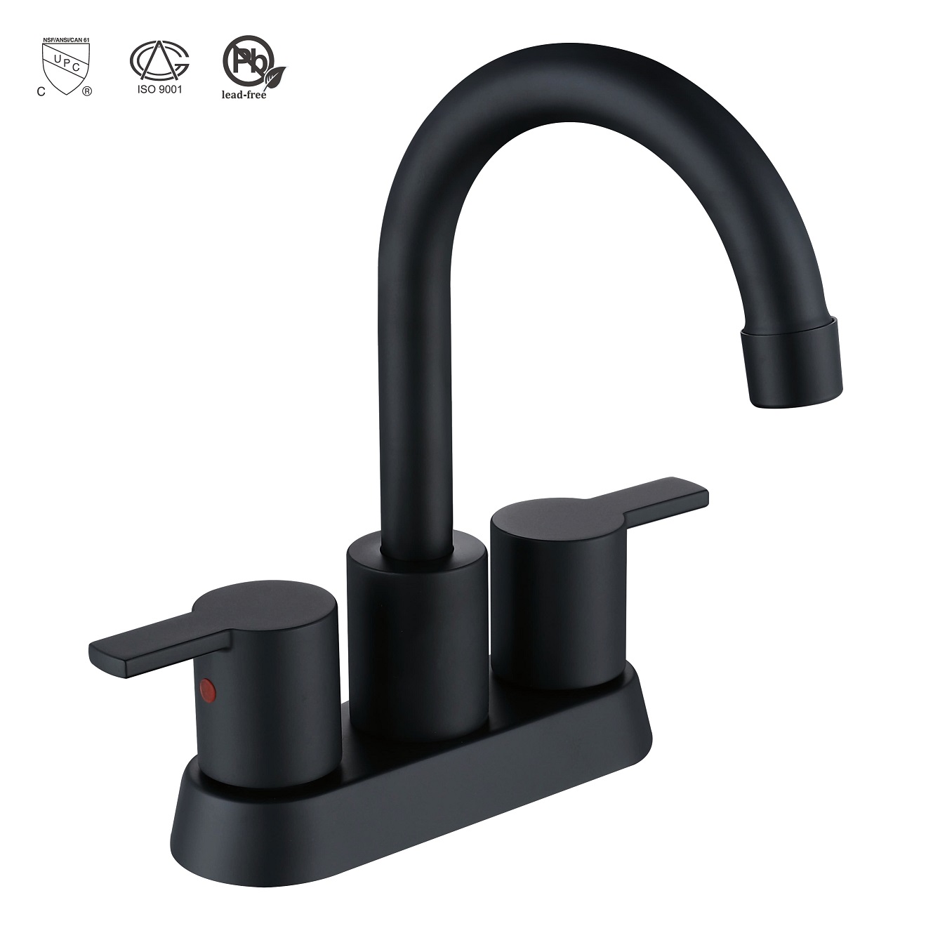 Sly Messing gebürstet Nickel Ein Loch Wasserfallmischer Waschbecken Ein -Tap -Badezimmer -Taps -Becken Wasserhahn