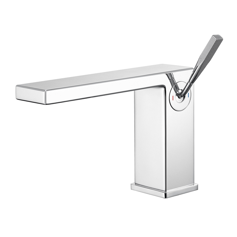 Sly Messing Chrom Bestverkaufte Single Griff Messing Heißer und kaltes Wasser Badezimmer Wasserhahn