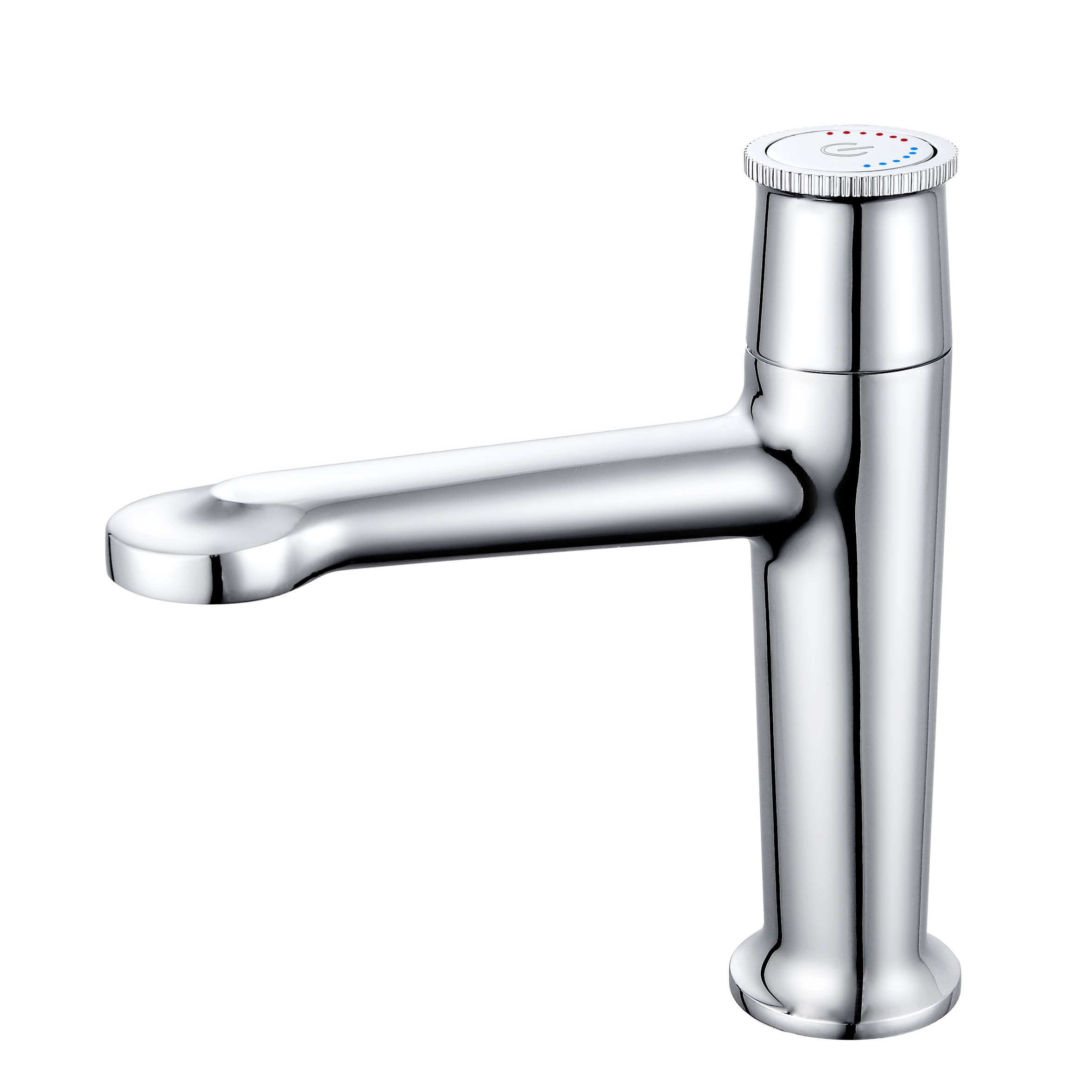 Schlaues Messing Matt Black Basin Wasserhähnen Moderner Badezimmermischer Tippen Sie auf Badezimmer Wasserhahn ein Loch Wascht