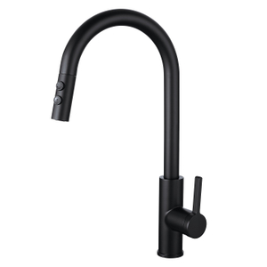 Sly Matte Black Heißverkaufs Waschbecken Wasserhahn Pull Down Küchenarmatur