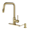 Sly gebürstete Nickel-Pull-Down-Küchenarmatur mit Sprühgerät