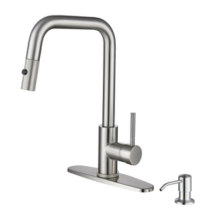 Sly gebürstete Nickel-Pull-Down-Küchenarmatur mit Sprühgerät