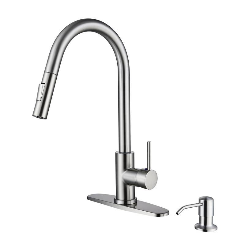 Sly gebürstet Nickel Eingang kommerziell hoher Bogenextraktion Sprinkler Küche Spüle