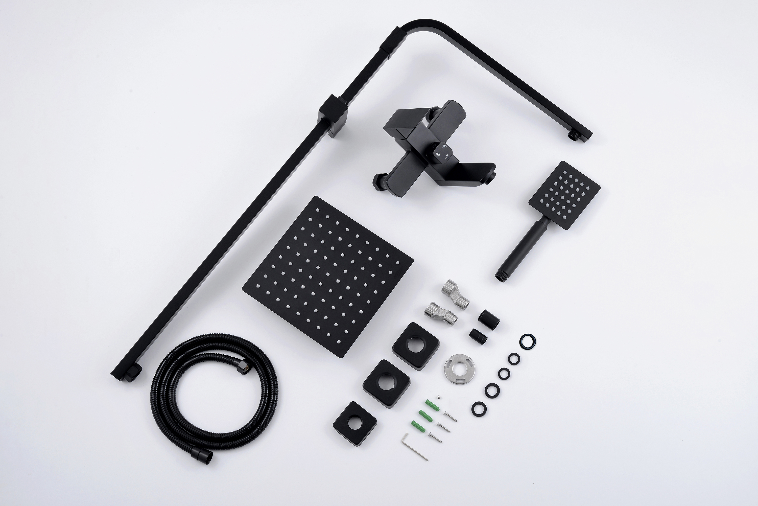  Duschsystem Polished Nickel 