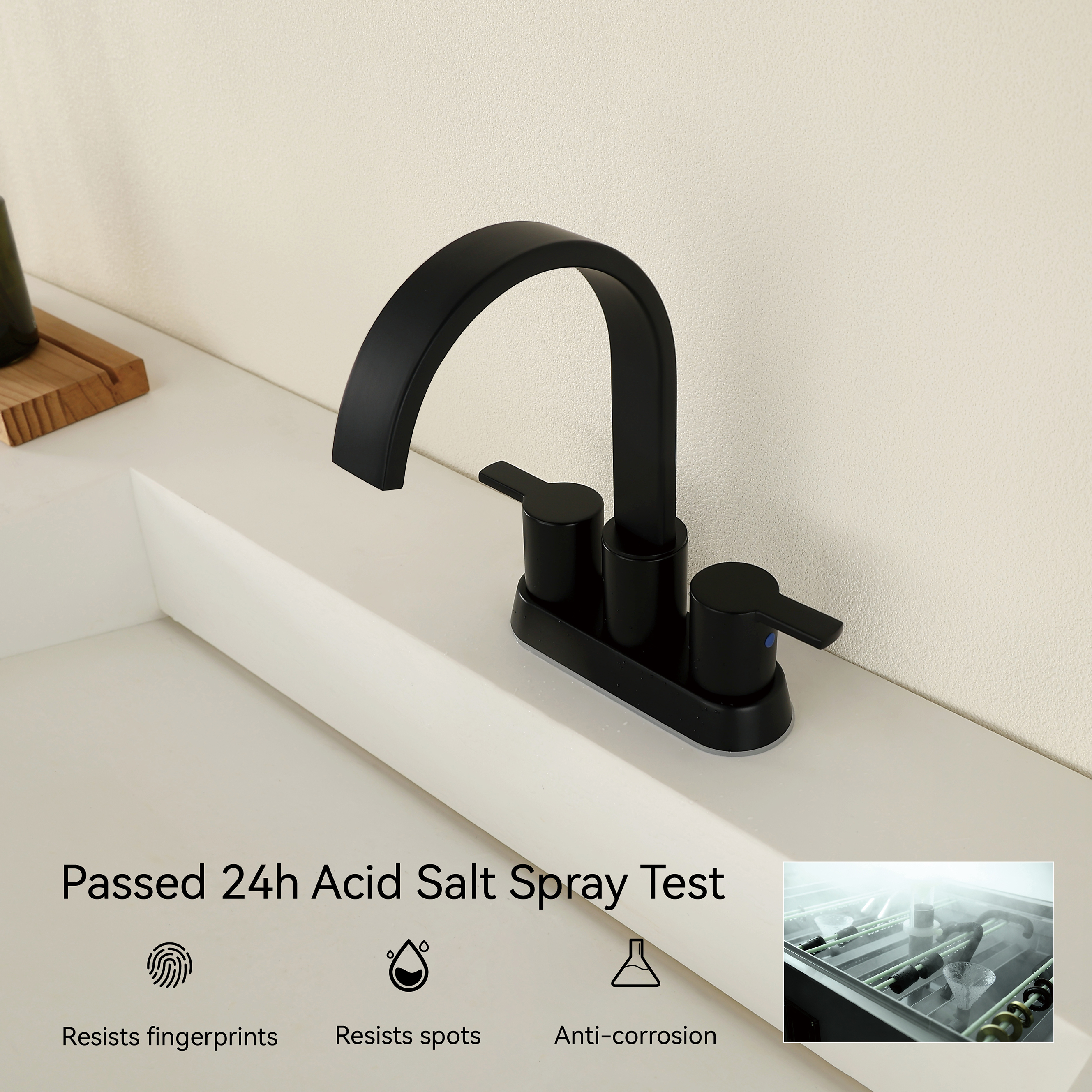Samliyu moderner Einzelloch -Waschbecken Wasserhahn Badezimmer Waschbecken