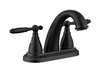 Sly -Becken -Wasserhahn 4 Zoll Centerset Tap Chrom Hebel Badezimmer Wasserhahn