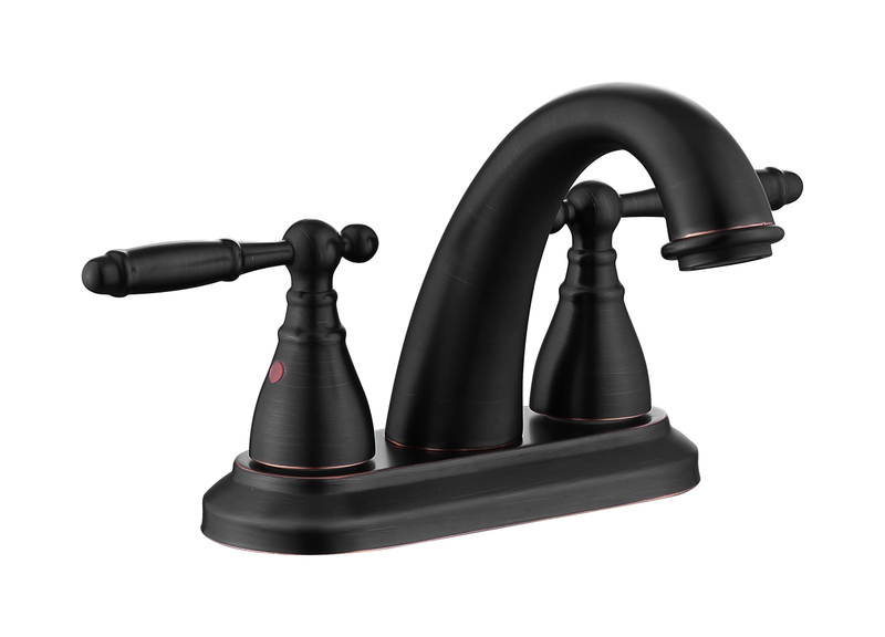 Sly -Becken -Wasserhahn 4 Zoll Centerset Tap Chrom Hebel Badezimmer Wasserhahn
