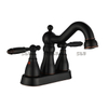 SLY Moderner Luxus-Doppelgriff-Waschtischarmatur Badezimmerarmatur 4-Zoll-Wasserhahn 