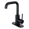 SLY Messing-Silber-Schwarz-Wasserhahn, Einhand-Badezimmerarmaturen, Waschtischmischer