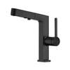 Schlaues Zink gebürstete Gun Metal Modernes Badezimmer Einleiche Griff Waschbecken Wasserhähne Mixer Haken
