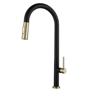 Sly Matte Black Pull Out Sprayer Küchenarmatur Down Kitchen Spüle Mixer Wasserhahn heißes kaltes Wasser flexibel