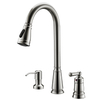 Sly gebürstete Nickel -Pull -Down -Sprühchen -Spülbecken Wasserhahn 3 -Wege Wassermischer Hahn 