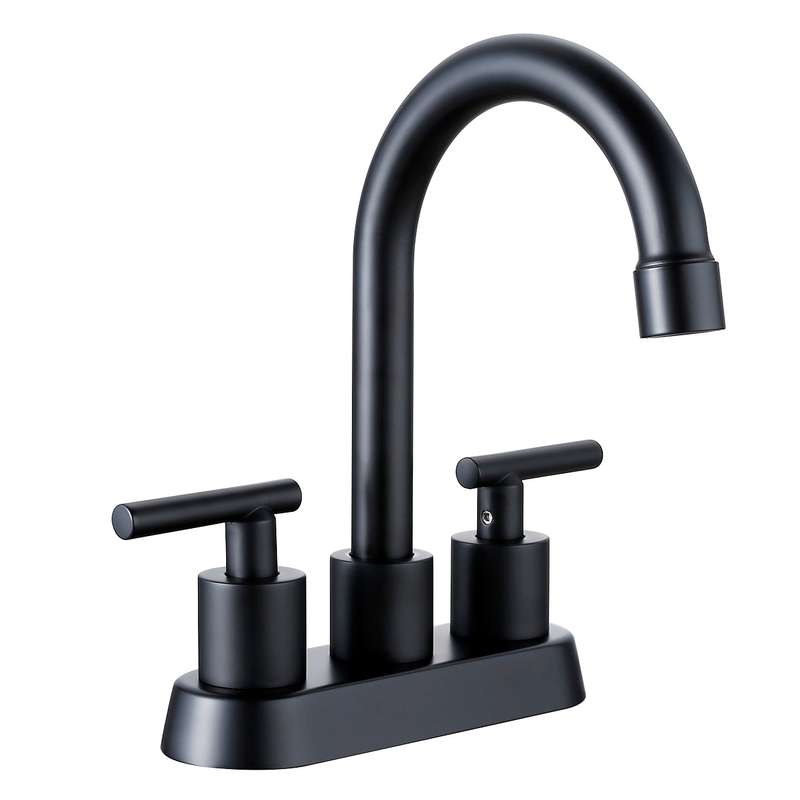 Schlauer matt schwarzer Toilette Waschtisch -Wasserhahn -Beckenmischungsmischungshackmediziner Waschbecken Wasserhahn Wasserhahn