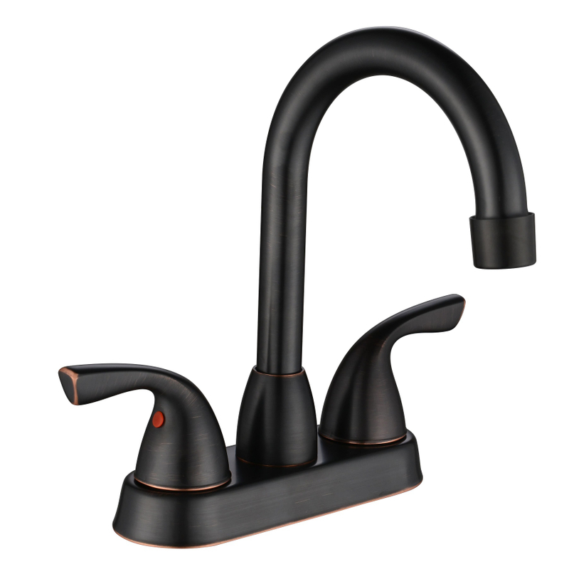 Sly Messing gebürstet Nickel moderner Wandmontage Heißer und kaltes Wassersteuerbecken Wasserhahn