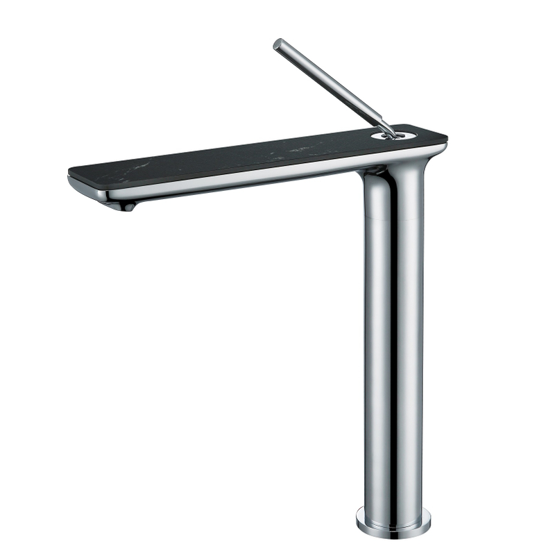 Sly Messing Rock Scheibenscheibenindustrie Stil Schwarzer Becken Wasserhahn Waschbeckenmixer Hadered Badezimmer Wasserhahn